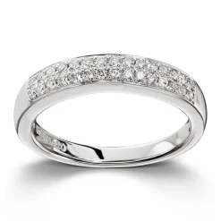 Ring Hvitt gull