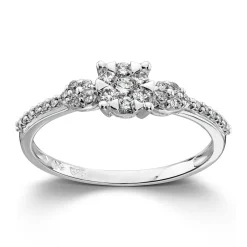Ring Hvitt gull