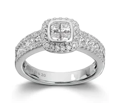 Ring Hvitt gull
