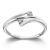 Ring Hvitt gull