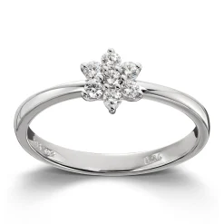 Ring Hvitt gull