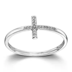 Ring Hvitt gull