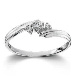 Ring Hvitt gull