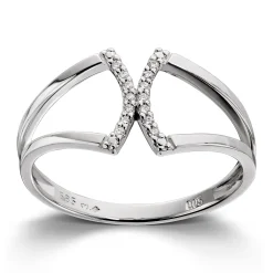 Ring Hvitt gull