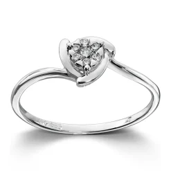 Ring Hvitt gull
