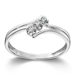 Ring Hvitt gull
