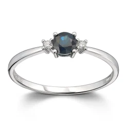 Ring Hvitt gull
