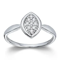Ring Hvitt gull