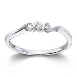 Ring Hvitt gull