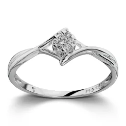 Ring Hvitt gull