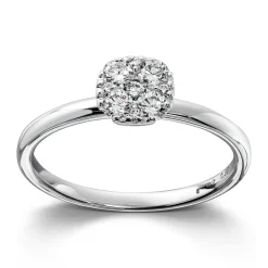 Ring Hvitt gull