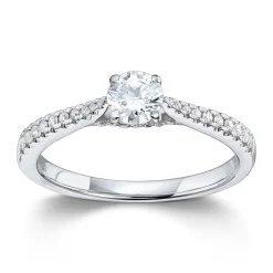 Ring Hvitt gull