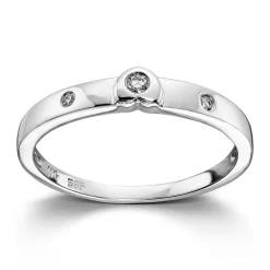 Ring Hvitt gull