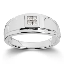 Ring Hvitt gull