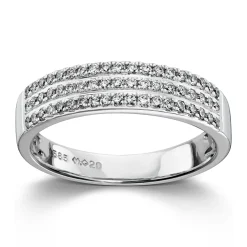 Ring Hvitt gull