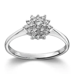 Ring Hvitt gull