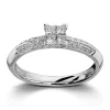 Ring Hvitt gull