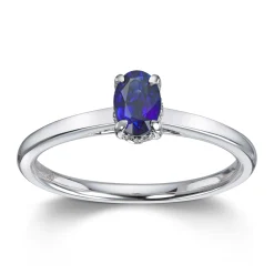 Ring Hvitt gull