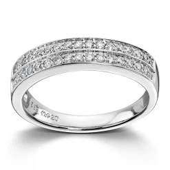 Ring Hvitt gull