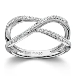 Ring Hvitt gull