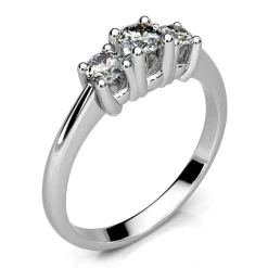 Ring Hvitt gull
