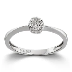 Ring Hvitt gull