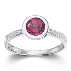 Ring Hvitt gull