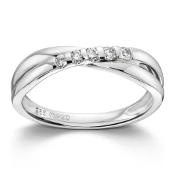 Ring Hvitt gull