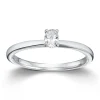 Ring Hvitt gull
