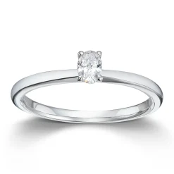 Ring Hvitt gull