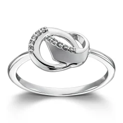 Ring Hvitt gull