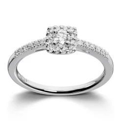 Ring Hvitt gull
