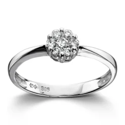 Ring Hvitt gull