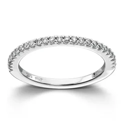 Ring Hvitt gull