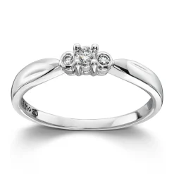 Ring Hvitt gull