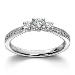 Ring Hvitt gull