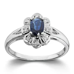 Ring Hvitt gull