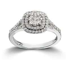 Ring Hvitt gull