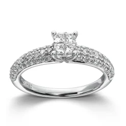 Ring Hvitt gull