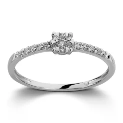 Ring Hvitt gull