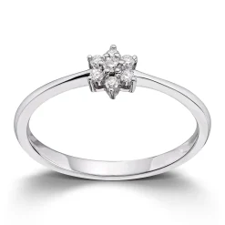 Ring Hvitt gull