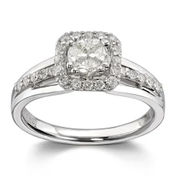 Ring Hvitt gull