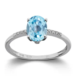 Ring Hvitt gull