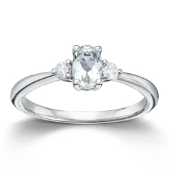 Ring Hvitt gull