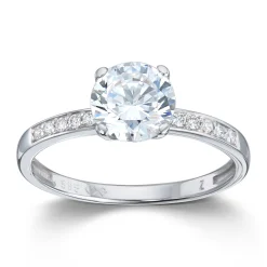 Ring Hvitt gull