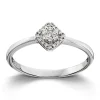 Ring Hvitt gull