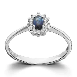 Ring Hvitt gull