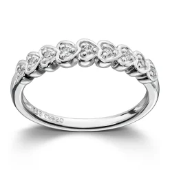 Ring Hvitt gull