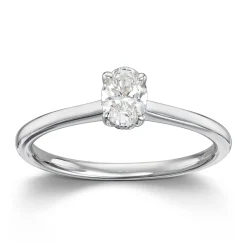 Ring Hvitt gull