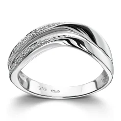 Ring Hvitt gull